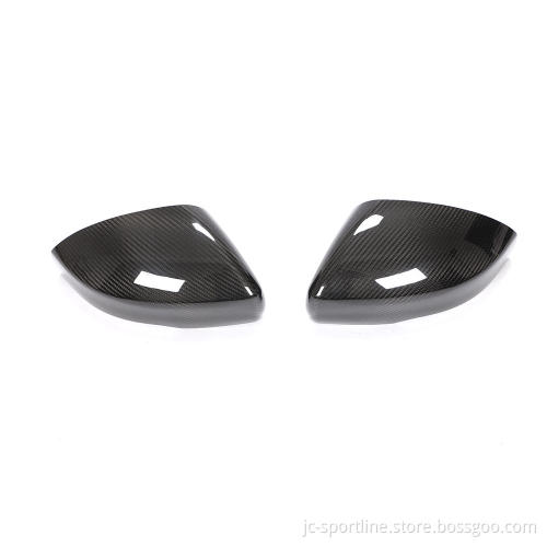 Dry Carbon Fiber Side Mirror Covers Stick-On for Land Rover Range Rover Sport 2014-2020